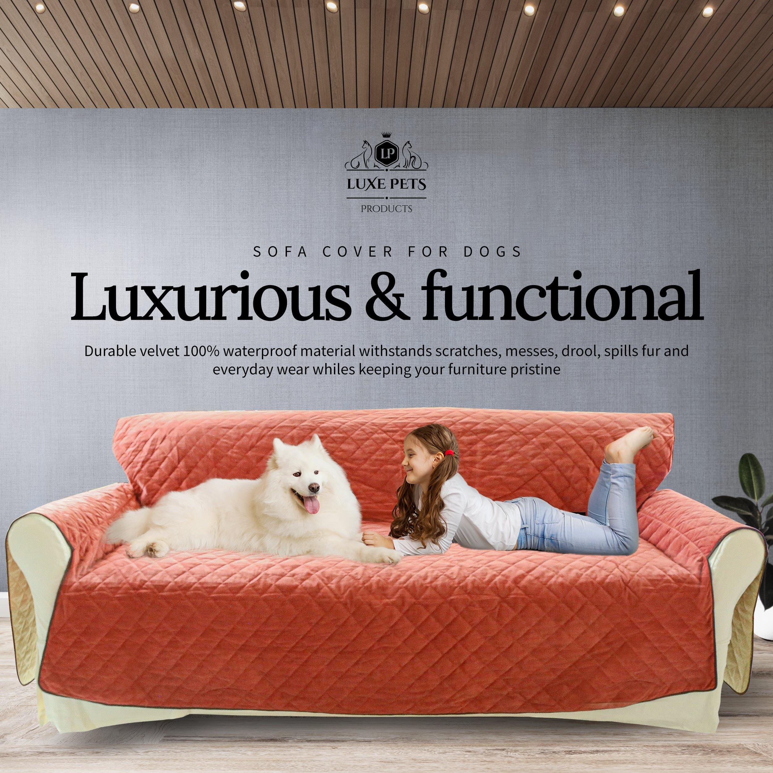 Luxury Savanna Sofa Topper, Sofa Cover for Dogs 2, 3 and 4 Seater Couch  Protector in 3 Colours -  Israel
