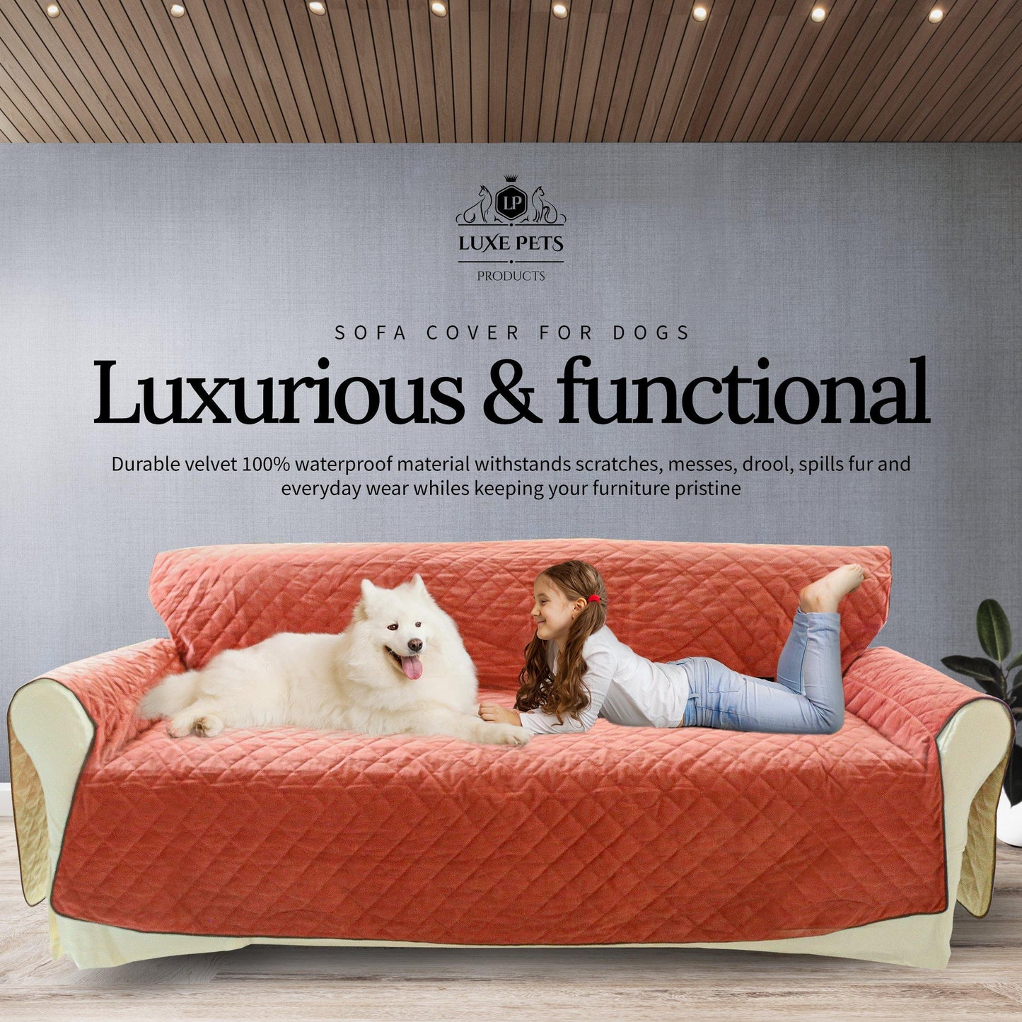 
                  
                    Luxury Sofa Cover for Dogs Cats 3 or 4 Seat Furniture Cover - Wine - Luxe Pets Products
                  
                